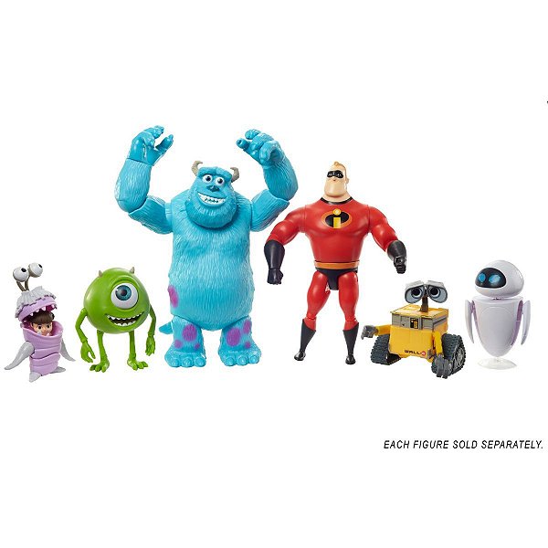 Boneco E Personagem Pixar Figuras Em Acao Sort. Mattel
