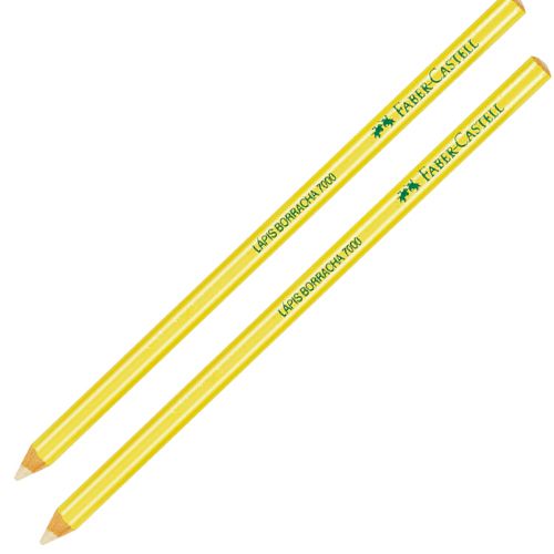 Borracha Lápis EcoLápis Amarelo Neon Faber-Castell