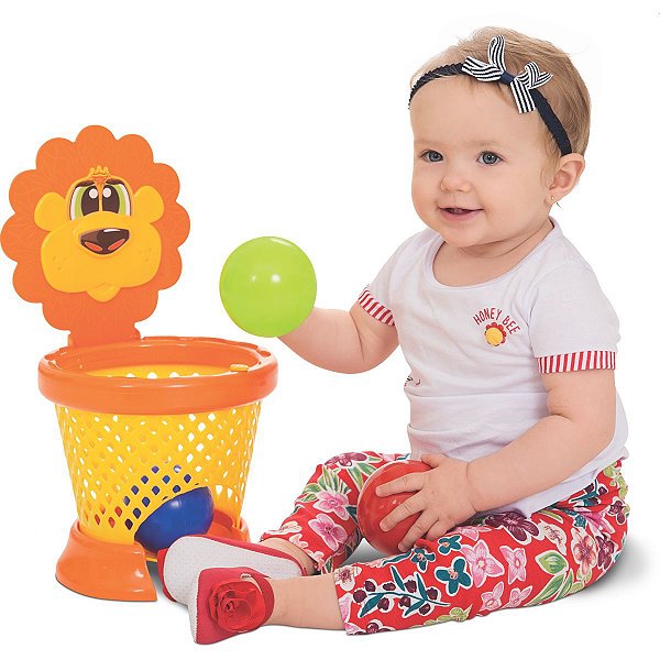 Brinquedo Para Bebê Basket Ball Baby Merco Toys
