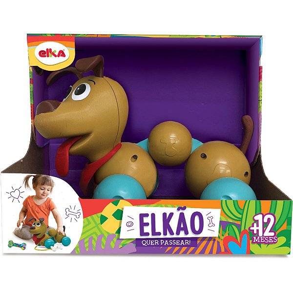 Brinquedo Para Bebê Elkao Quer Passear Elka