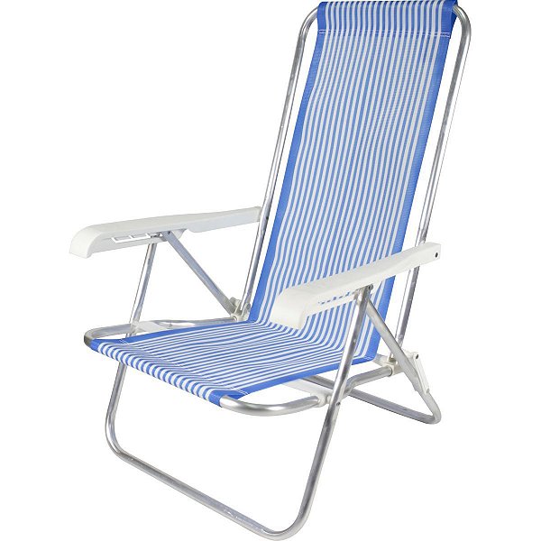 Cadeira P/piscina/praia Reclinavel 4Posi&ccedil;oes 73X54X84 Belfix