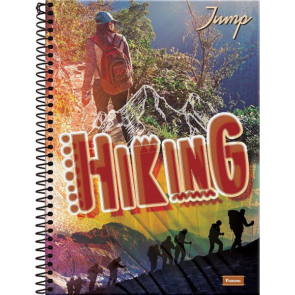 Caderno 10X1 Capa Dura 2021 Jump 200 Folhas Foroni