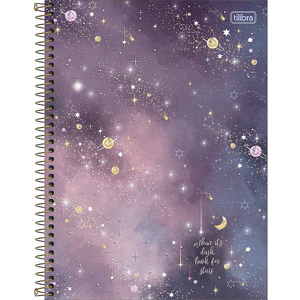 Caderno 10X1 Capa Dura 2021 Magic 160Fls. Tilibra