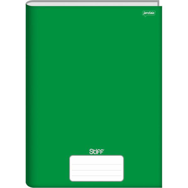 Caderno Brochurao Capa Dura Stiff 96 Folhas Verde Jandaia