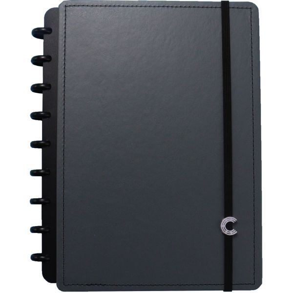 Caderno Inteligente Grande Basic Grey 80Fls. Caderno Inteligente