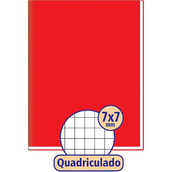Caderno Quadriculado 1/4 7X7Mm 96F Brochura C.d. Vm Tamoio