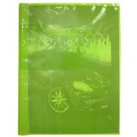 Capa Para Caderno Plástica Brochurao Verde Plasitiban