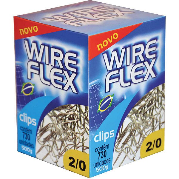 Clips Galvanizado Aço 2/0 500G Wire Flex