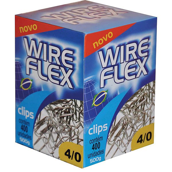 Clips Galvanizado Aço 4/0 500G Wire Flex