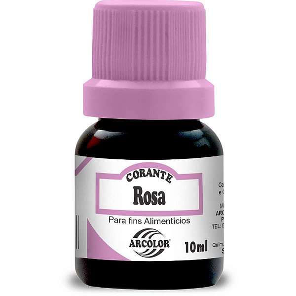 Corante Liquido Rosa 10Ml. Arcolor