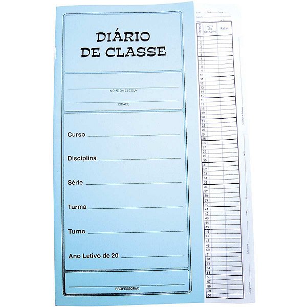 Diario De Classe Mensal 12Fls. Tamoio