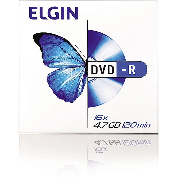 Dvd Gravavel Dvd-R 4,7Gb/120Min/16X Envelop Elgin