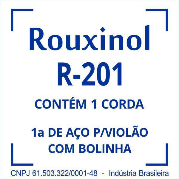 Encordoamento Aço Inoxidavel 1Mi (R20) C/bol Rouxinol