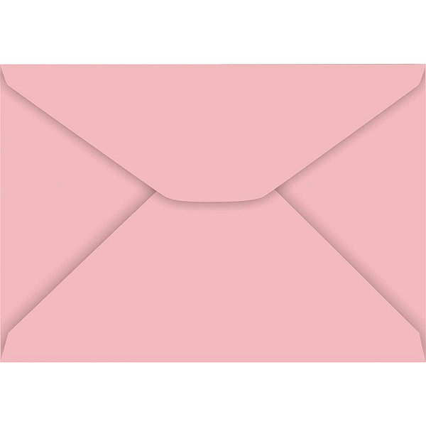 Envelope Carta Colorido 114X162Mm Rosa Claro 85G Foroni