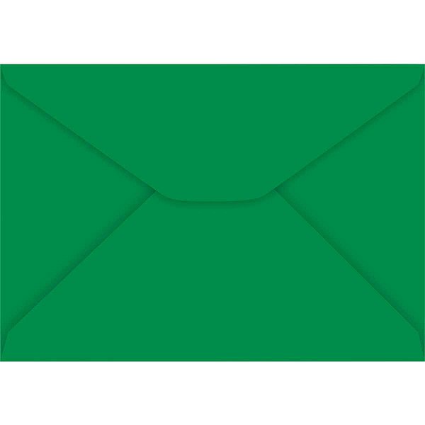 Envelope Carta Colorido 114X162Mm Verde Escuro 85G Foroni