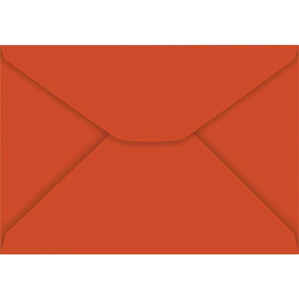 Envelope Carta Colorido 114X162Mm Vermelho 85G Foroni