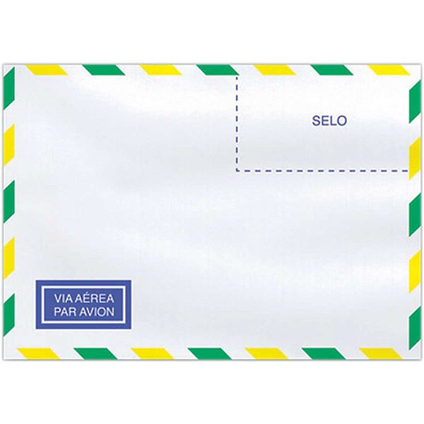 Envelope Comercial 114X162 63Grs. C/rpc Aereo Scrity