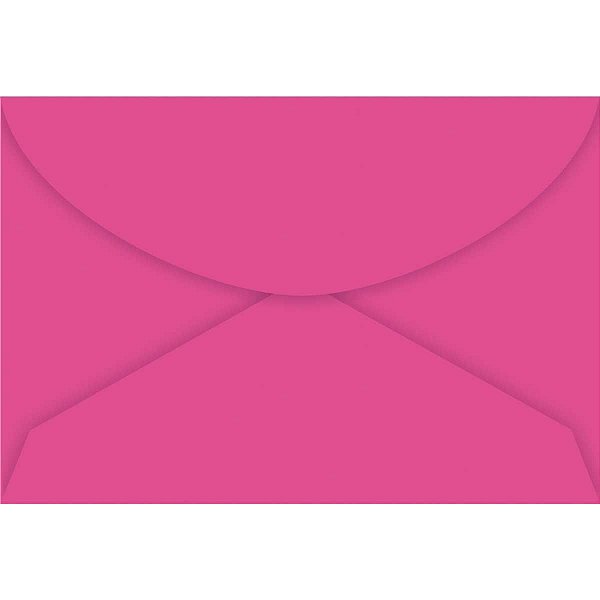Envelope Visita Colorido Pink Color Plus 80G. Foroni