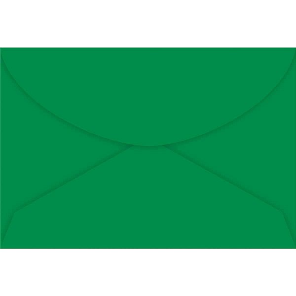Envelope Visita Colorido Verde Escuro Color Plus 80G. Foroni