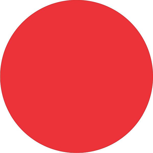 Etiqueta Redonda Vermelha 19Mm. C/150 Etiquetas Grespan