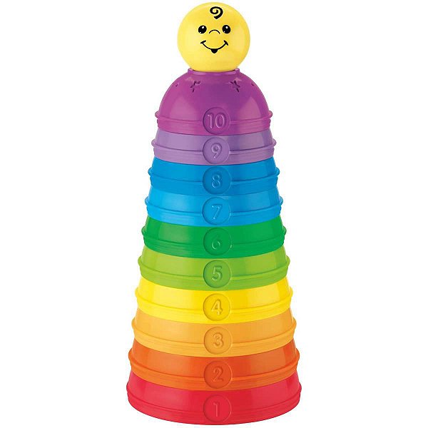 Fisher-Price Torre De Potinhos Coloridos Mattel