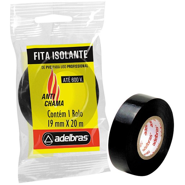 Fita Isolante 19Mmx20Mts. Anti Chama Adelbras