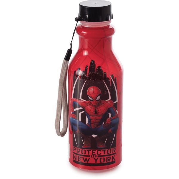 Garrafa Plastica Spider-Man Retro 500Ml. Plasutil