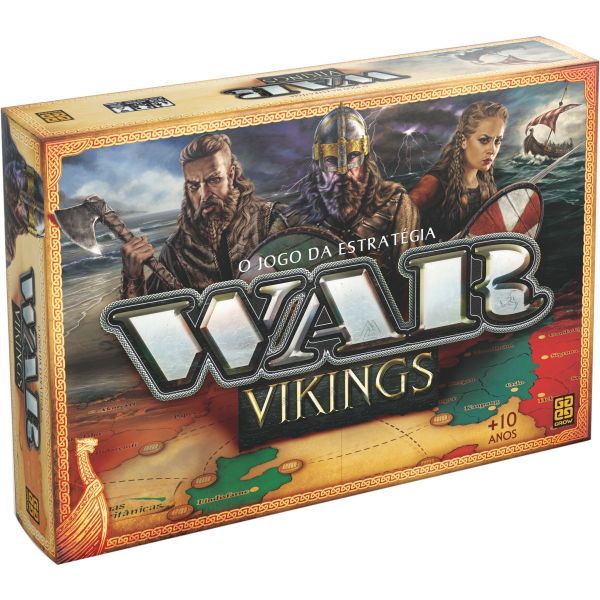 Jogo De Tabuleiro War Vikings Grow
