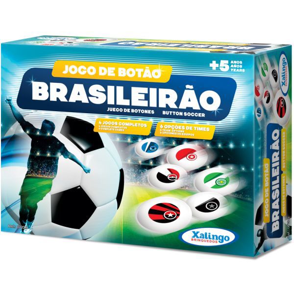 Jogo Diverso Botoes Brasileirao C/4 Times Xalingo