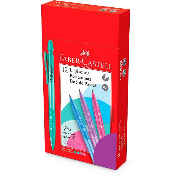 Lapiseira 0.5Mm Bubble Pastel Mix Faber-Castell