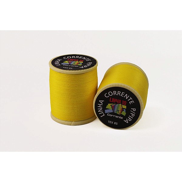 Linha Para Pipa N.10 C/457M 500 Jardas Amarelo Coats Corrente