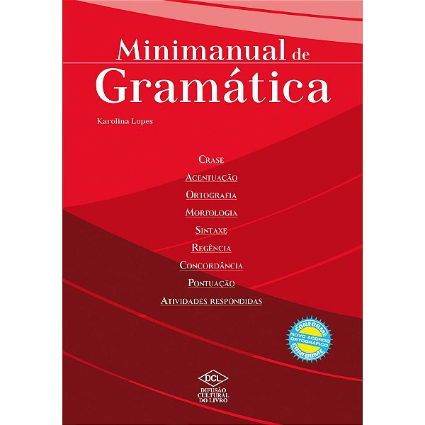 Livro Ensino Mini Manual De Gramatica 384Pg Dcl