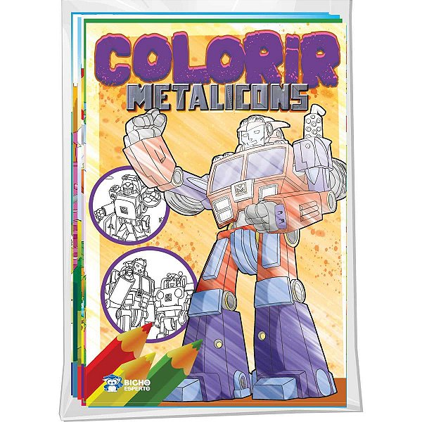 Livro Infantil Colorir Diversos Temas Bicho Esperto