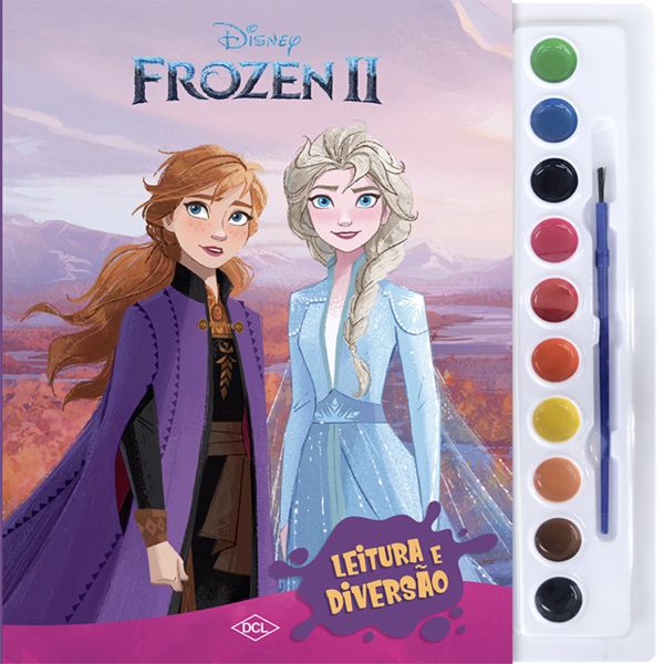 Livro Infantil Colorir Frozen 2 Aquarela Dcl