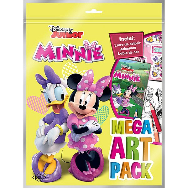 Livro Infantil Colorir Minnie Mega Art Pack Dcl