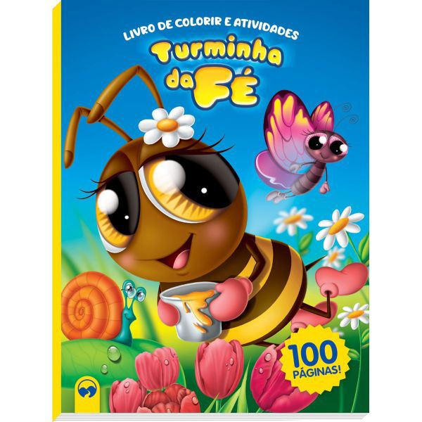 Livro Infantil Colorir Turminha Da Fe 100P Atividades Vale Das Letras