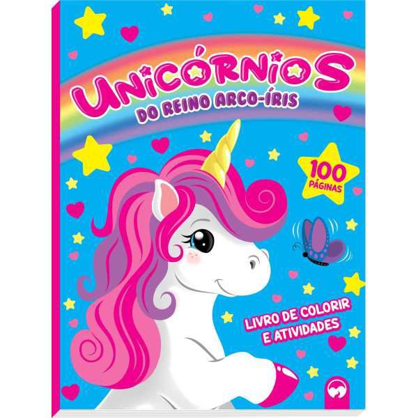 Livro Infantil Colorir Unicornios Reino Do Arco Iris Vale Das Letras