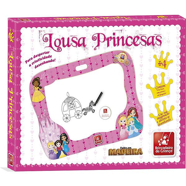 Lousa Infantil Princesas Baby C/acessorios Brinc. De Crianca