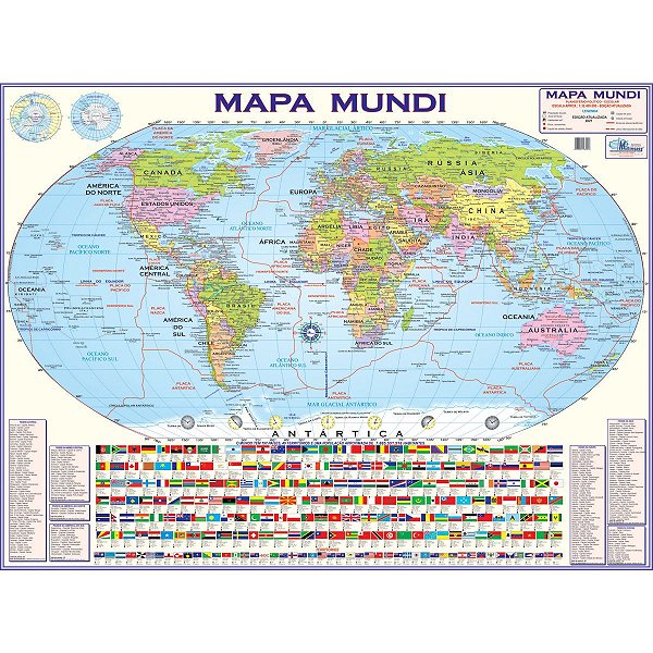 Mapa Periodico Mundi Polit.120Cmx90 Multimapas
