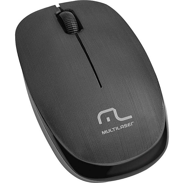 Mouse Optico Sem Fio 1200Dpi 2.4Ghz Preto Multilaser