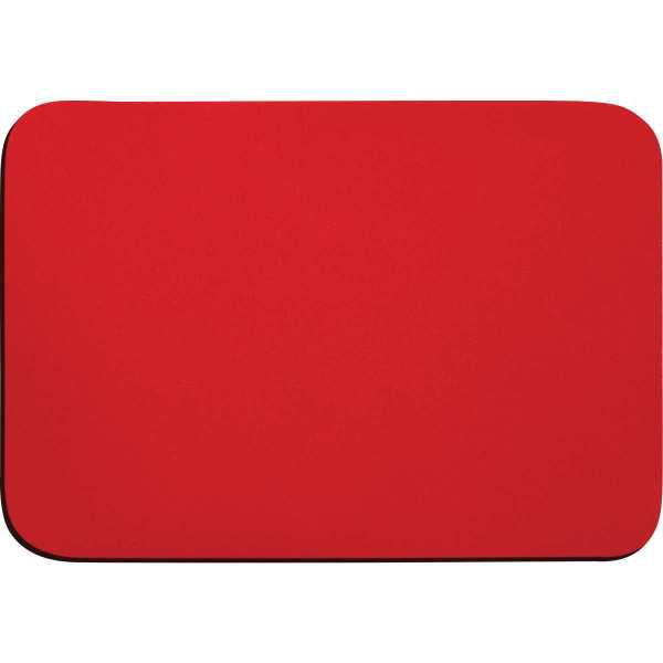 Mouse Pad Tecido Vermelho Emborrachado Reflex