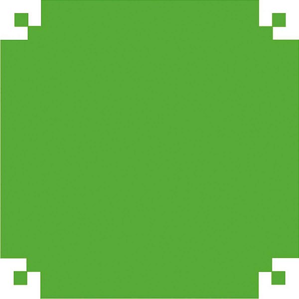 Papel Dobradura 50X60Cm. Verde Bandeira V.m.p.