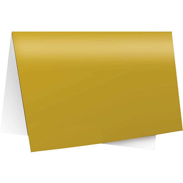 Papel Laminado 45X59Cm. Lamicor Ouro/amarelo Cromus