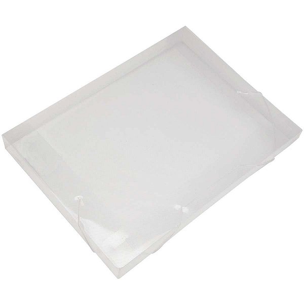 Pasta Aba Elastica Plastica Oficio 40Mm Cristal Soft Polibras
