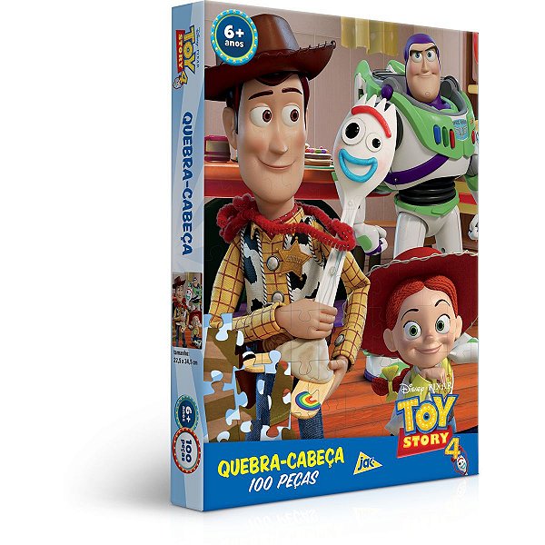 Quebra-Cabeca Cartonado Toy Story 4 100Pcs Toyster