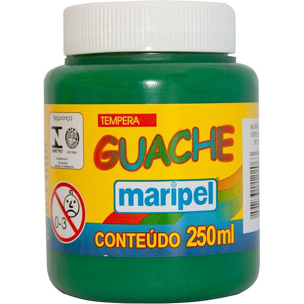 Tinta Guache 250Ml Verde Escuro Maripel