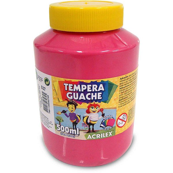 Tinta Guache 500Ml Rosa Acrilex