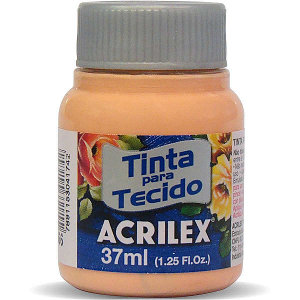 Tinta Tecido Fosca 037Ml Pessego Acrilex