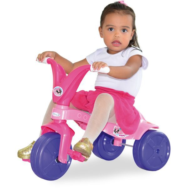 Triciclo Pink Pantera 1 A 4 Anos Xalingo