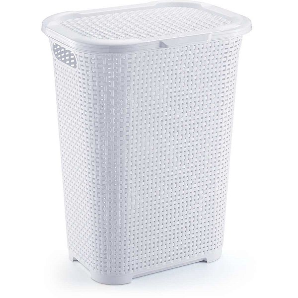 Acessório Para Casa Cesto Rattan Branco 30Lts Monte Libano